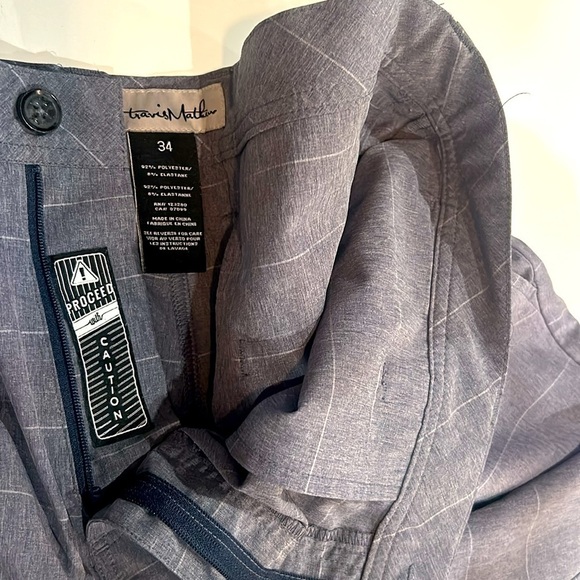 Travis Mathew Golf Shorts Mens 34 Proceed With Caution Performance - Picture 6 of 6